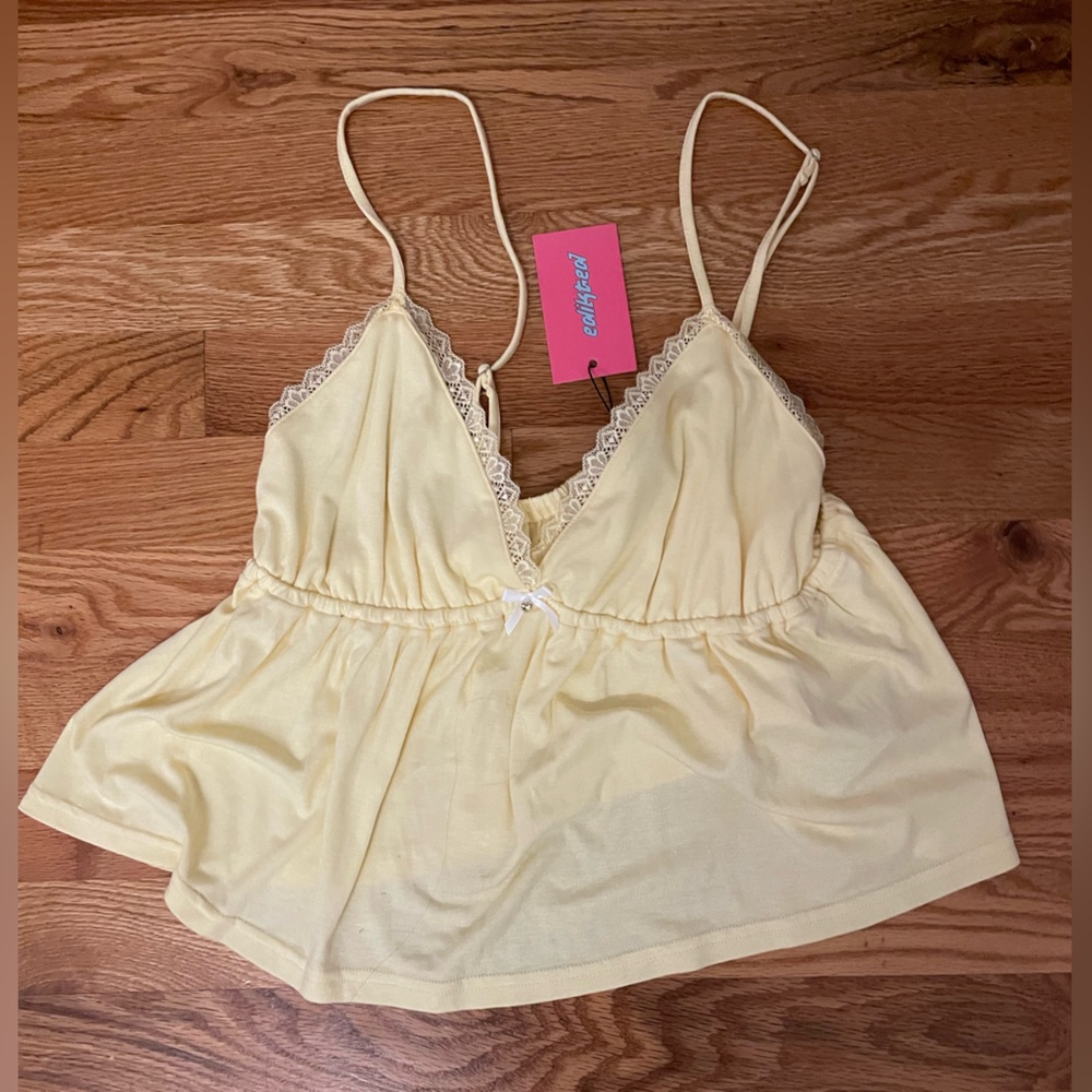 Edikted yellow tank top
